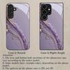 Purple gradient texture Exquisite PhoneCase for Samsung Galaxy S26 S25 S24 S23 S22 S21 FE Ultra Plus  Men women Built-in glass