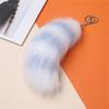 Plush Foxes Tail Keychain Soft And Cute Accessory Plush Keyring Decors For Bags Keys Or Home Decors 18cm Long