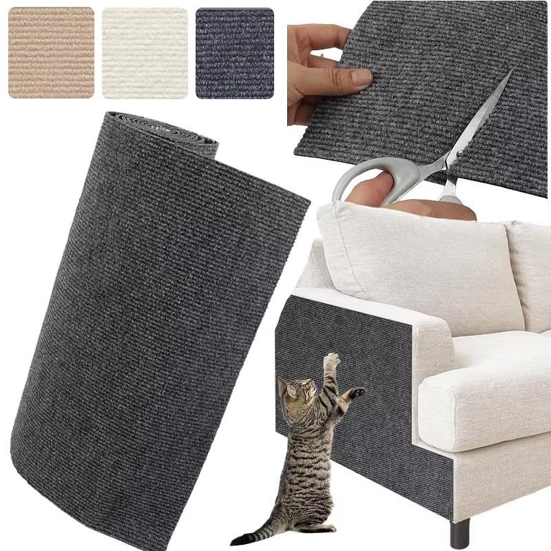 Katzenkratzmatte Brett Anti-Katzenkratzsofa Selbstklebende Matte Zuschneidbar Katzenkratzbaum Teppich Möbelschutz