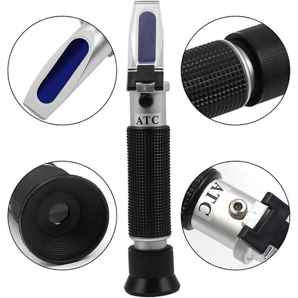 Handheld Alcohol Refractometer for Sugar Brix Measurement, High Precision Alcohol Concentration Detector, Portable Alcohol Meter