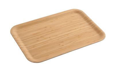 (CAPTAIN STAG) Bamboo Tray Tray Non-slip Processing Square Tray 41 X 28 Cm TAKE-WARE UP-2615