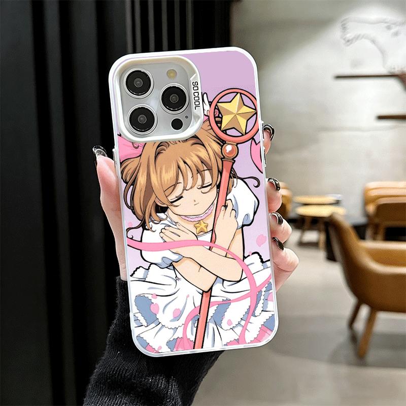 CardCaptor Sakura Anime Soft Phone Case for iPhone 15 16 17 Pro Max 17Air 16E 14 Plus 13 12 Mini Shockproof Cover Back Shell