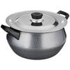 Non Stick Handi with Stainless Steel Lid | 4.25L | Hammertone Finish, 3 Coat, 2.9mm Thickness | Silver