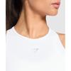Gymshark Running Back Vent Tank White B3c3v Wb57