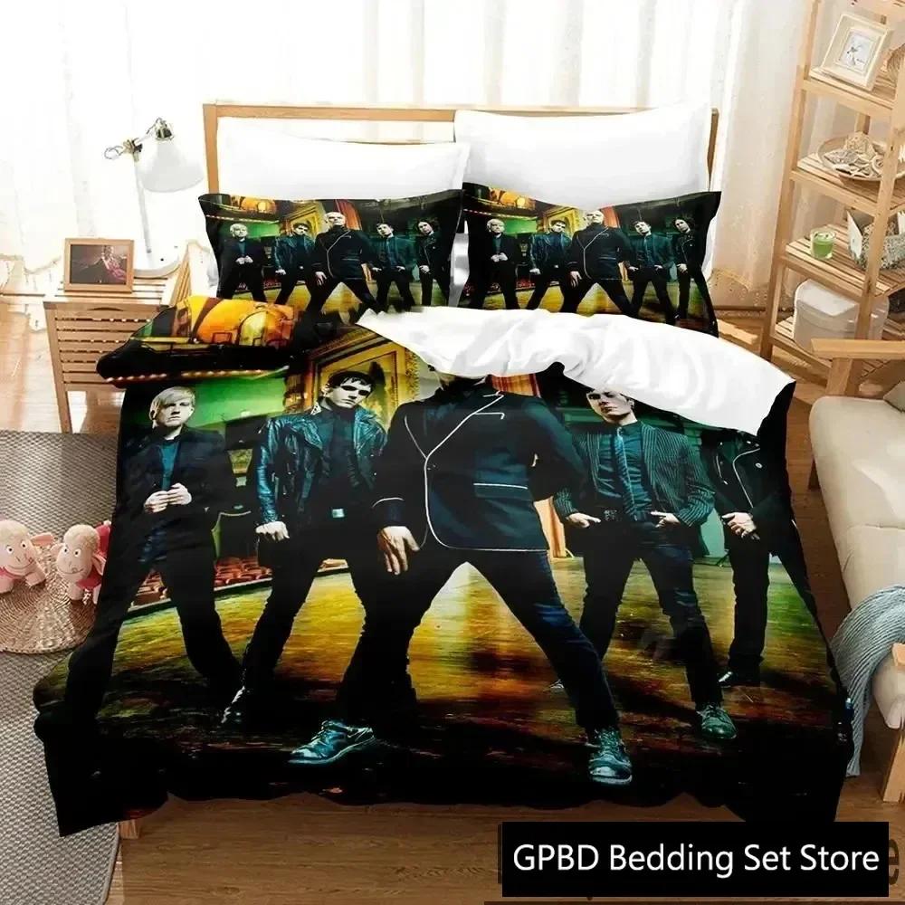 3D Druck My Chemical Romance Bettwäscheset Jungen Mädchen Twin Queen King Size Bettbezug Kissenbezug Bett Jungen Erwachsene