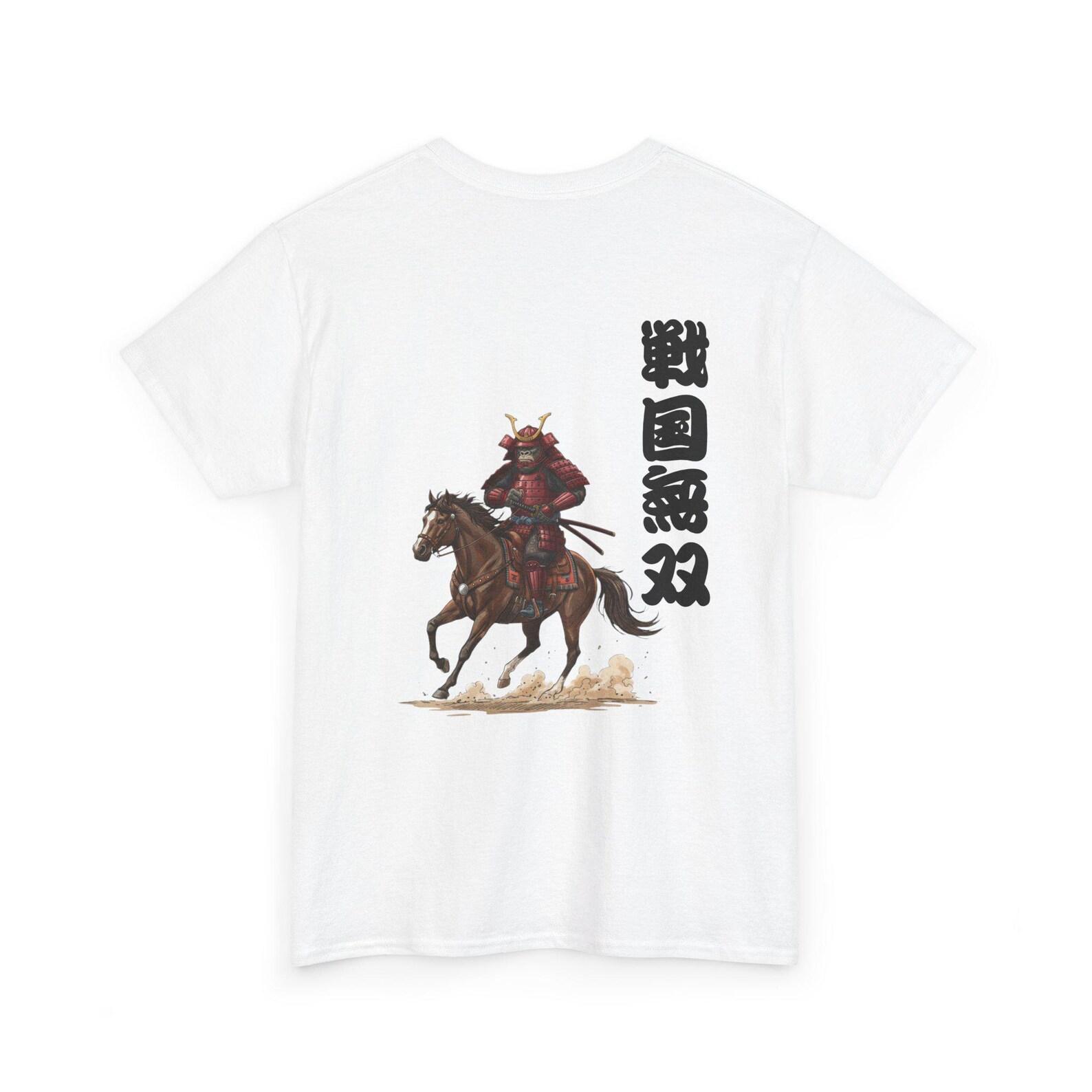 Sengoku Musou Gorilla | Unmatched Samurai Gorilla Graphic T-Shirt XL