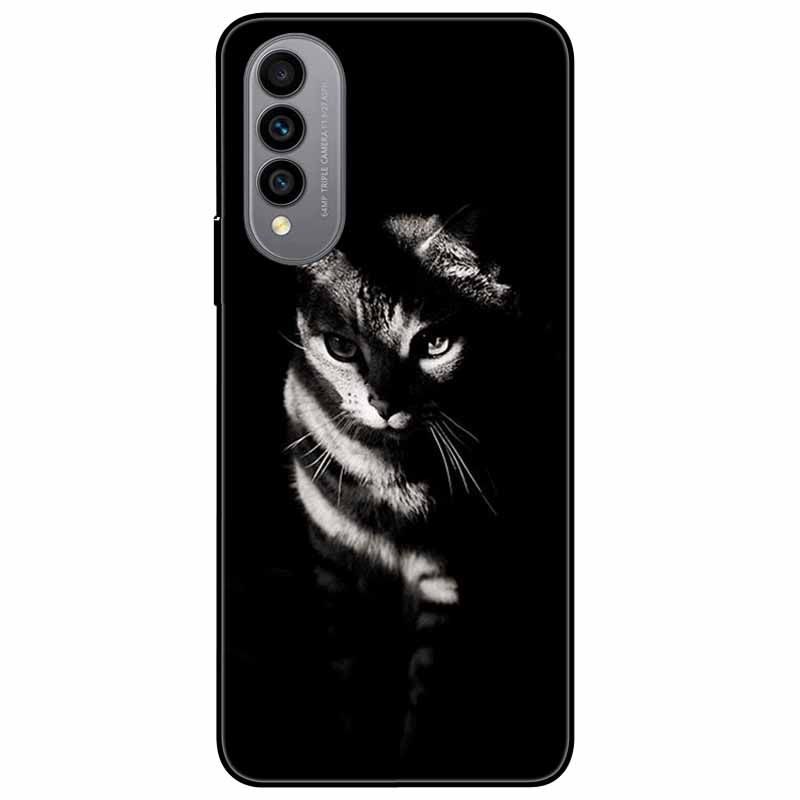 Pentru Wiko T50 Carcasă T 50 4G Huse TPU Silicon Negru Carcasă Lună Înstelată pentru Wiko T50 Carcasă WikoT50 Rezistentă la Șocuri Moale Desene Animate 6.6''