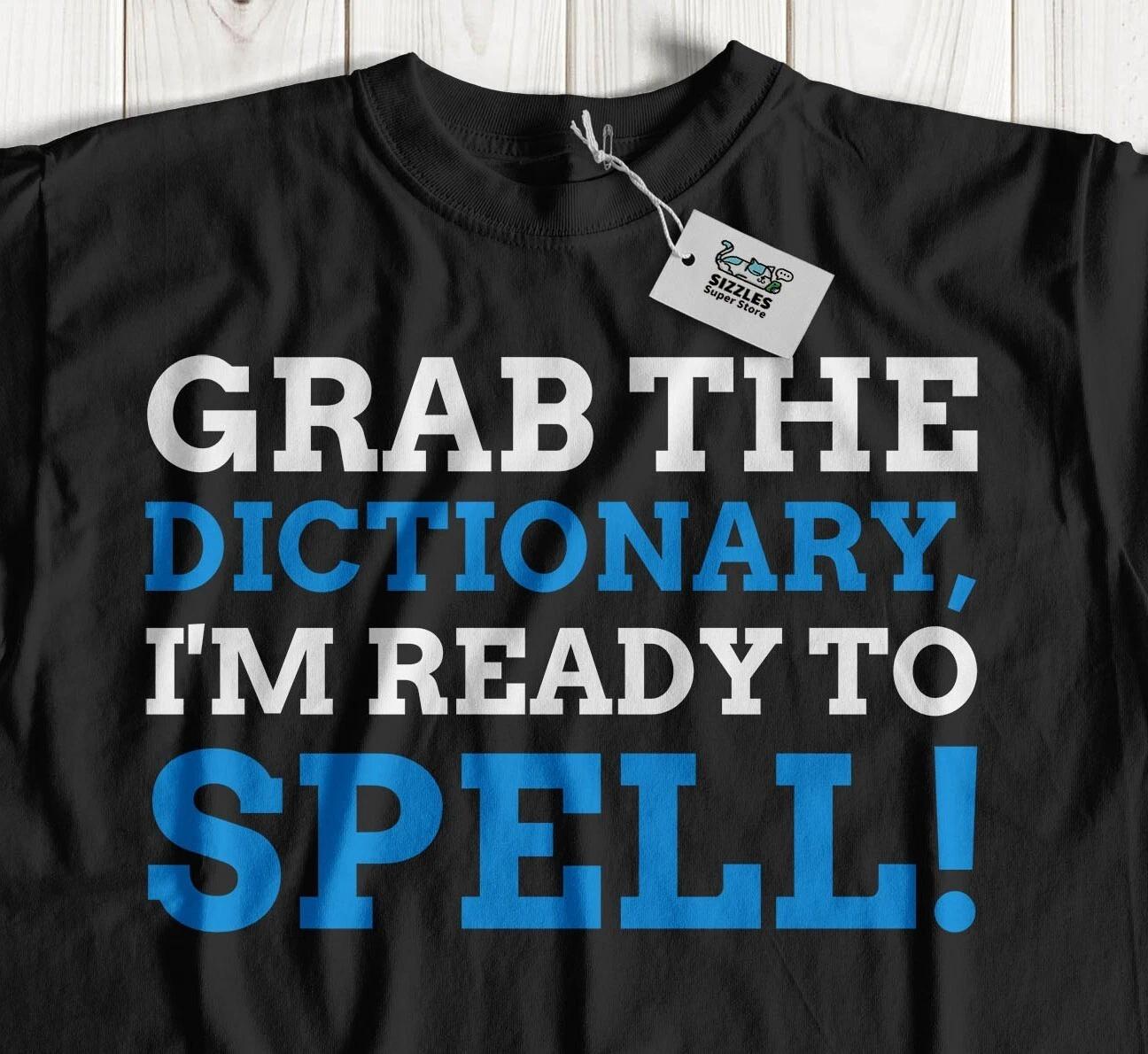 Unisex Funny Spelling Bee T-Shirt Spelling Match Competition Gifts S