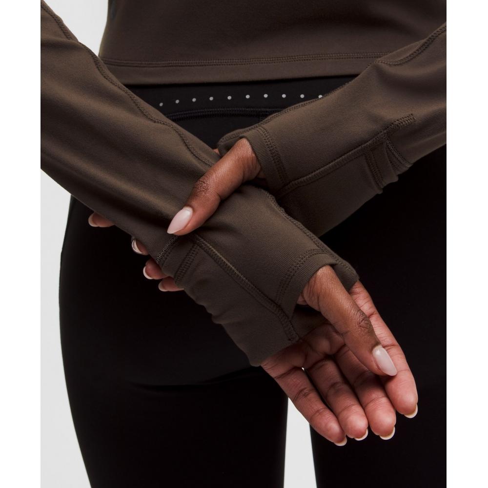 Lululemon It S Rulu Cropped Half Zip  Updated Walnut Crunch