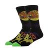 Halloween-themed Ghostly Pumpkin Mid-calf Cotton Socks with Fashionable Prints
