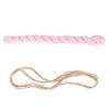 Gauze Table Runner Pink 9.8ft Long 3ft Wide Retro Style Semi Sheer Cheesecloth Table Runner for
