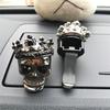 Retro Metal Skull Car Air Vent Perfume With Water Drill Skull Car Perfume
