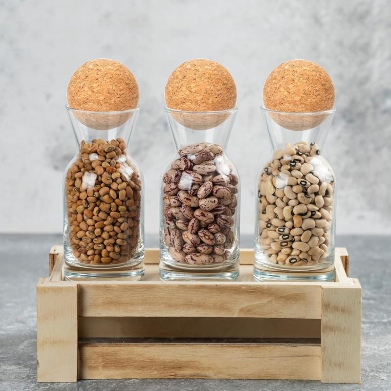 2pcs/set Practical Cork Ball Stoppers Easy To Use Soft Wood Ball Stoppers Convenient Ball Stoppers for Wine Bottles