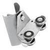 Stainless Steel Track Roller Wheel Trolley 24mm Pulley Diameter Cable Pulley Track Roller Wheel Trolley