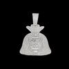 Alloy Necklace Unisex Trendy Large Money Bag Pendant Hip Hop Personality Fashion Rap Inlaid Diamond Jewelry