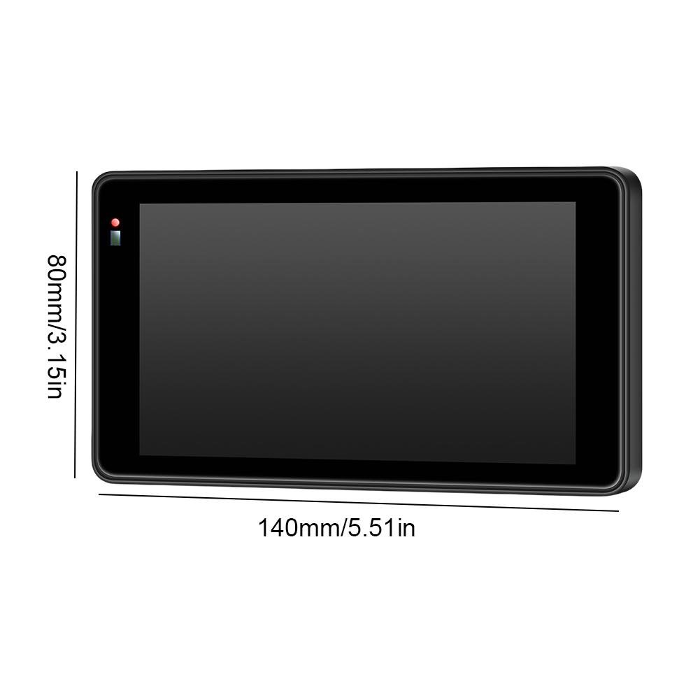 5 Zoll Drahtloser Carplay Android Auto Motorrad Camcorder IP65 Wasserdicht Dash Cam Reifendrucküberwachung Mirror Link G-Sensor