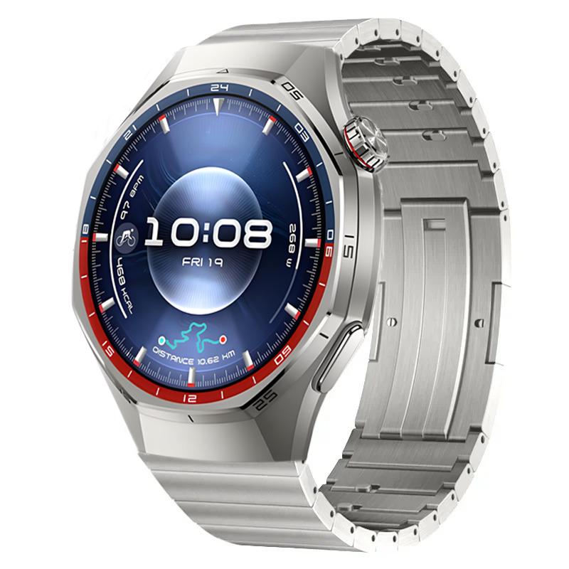 

22мм Титановый ремешок с быстрой фиксацией для Huawei Watch GT6/GT6 Pro/5/GT5 GT4 46мм Металлический браслет Correa для Amazfit Bip 6 5/GTR 4 3 Amazfit GTR 4 3 серебряный