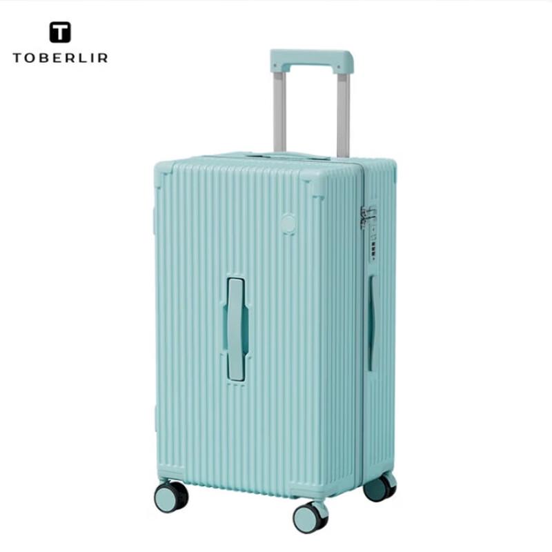 TOPEBL Hardshell Wide Rod Carry-On Suitcase 20 Inch