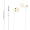 3.5mm Earphone In-ear Heavy Bass Plastic Fashion Wired Headset for Smart Phone