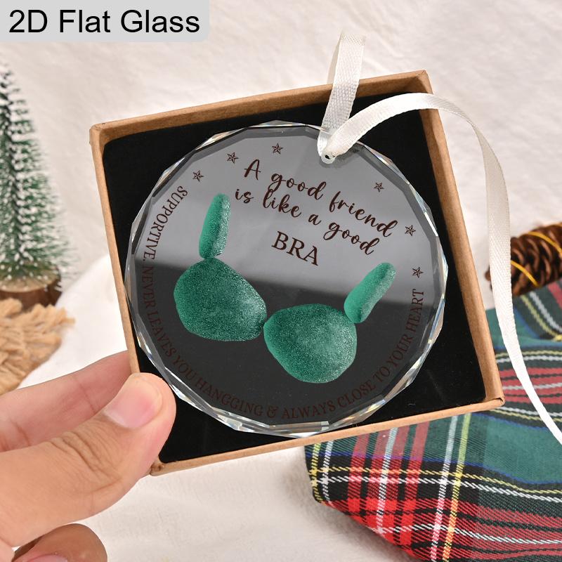 My Best Friend Ornament for Women, Friendship Christmas Ornament for Bestie: A Good Friend Is Like A Good Bra, Friendship Gifts, Funny for Adults