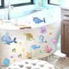 1Pc Whales Turtles Dolphins Cartoon Marine Animal Wall Stickers For Bathroom Bathtub Kids Baby Room Decor Bedroom Decoration