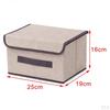 Faltbarer Aufbewahrungsbehälter mit Deckel, Stoff Dekorative Box Organizer Behälter Korb Würfel für