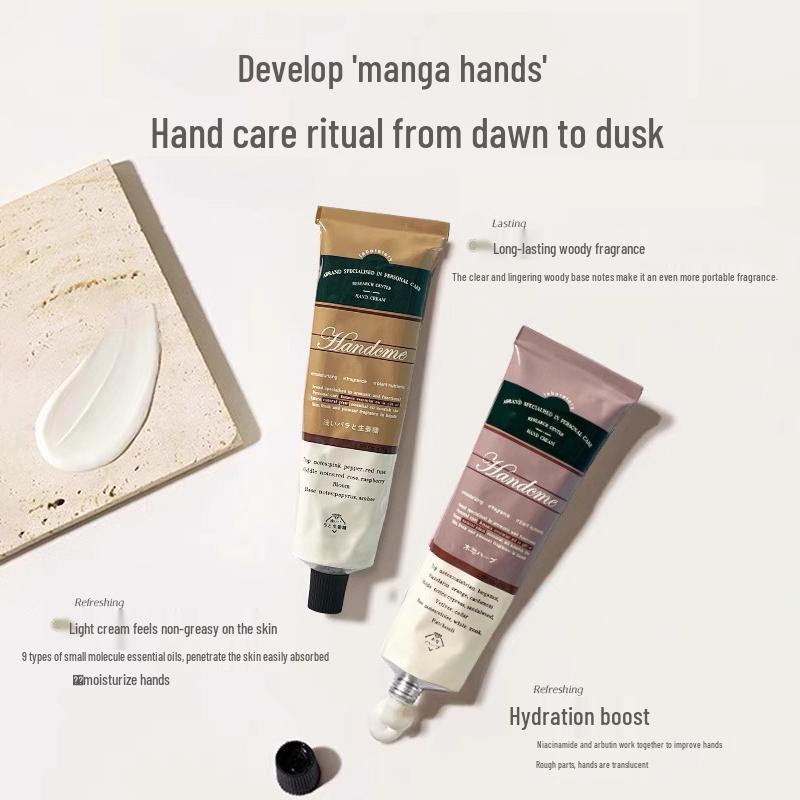 Long-lasting Moisturizing & Whitening Hand Cream for Fall/Winter, Anti-Chapping, Unisex Portable Tube