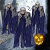 Flexibly Matched Halloween Decorations Halloween Skull Ghost Decoration Spooky Halloween Hanging Ghost for Haunted for Porch