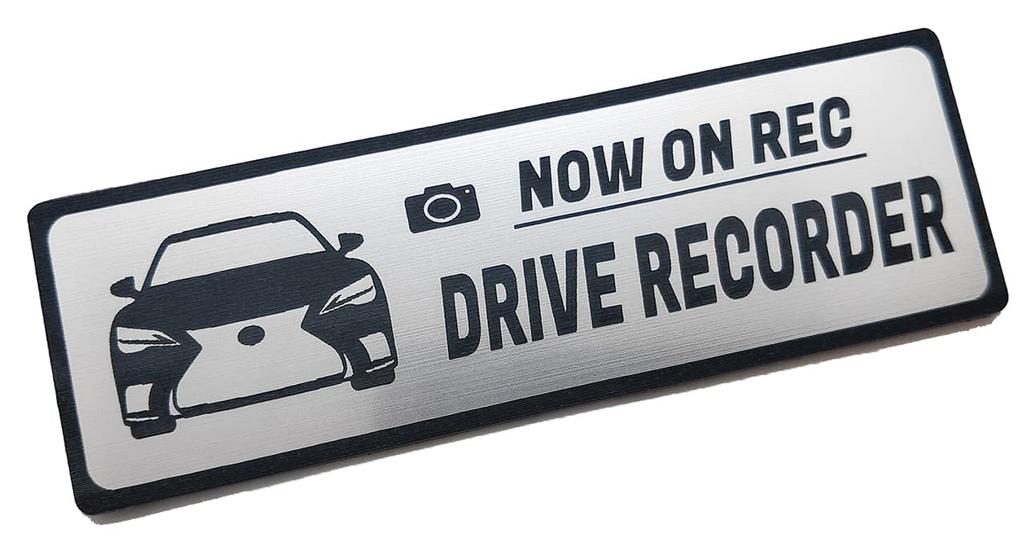 Honami Works 50 Series Late Model LS Dash Cam Equipped Vehicle Emblem Dash Cam Sticker