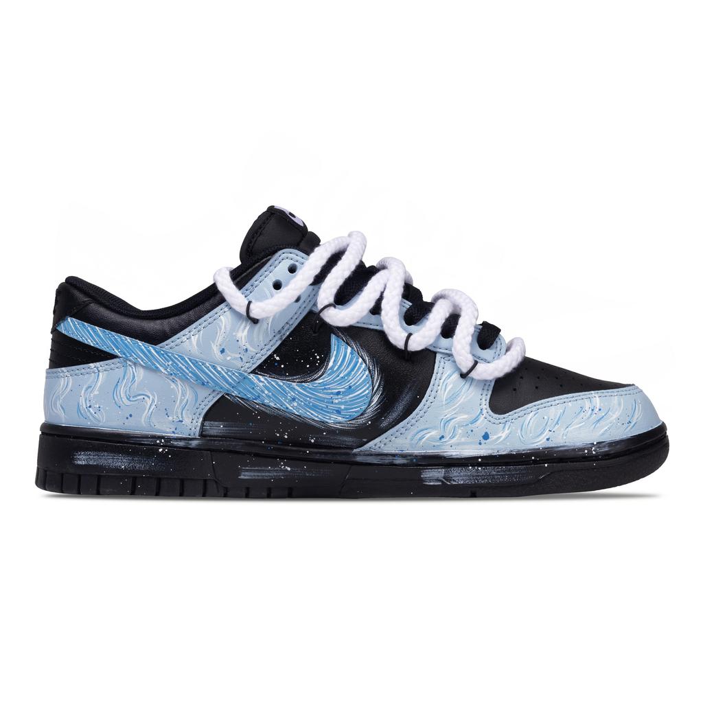 Nike Dunk Cold Mountain Ink Abrasion Resistant Abrasion Resistant Low Top Skateboard Shoes Men's Blue Black IO7606-010(Team73-)