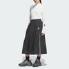 Adidas FOS Series Future Style Woven Skirt Water-Resistant Comfortable Casual Long Skirt Women Skirts Carbon-Black JM4268