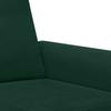 Vidaxl 2-Cz. Relaxation Set With Cushions, Dark Green, Velvet