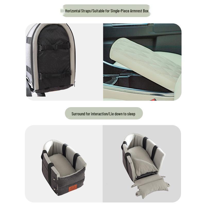Portable Easy-Clean Cat Car Seat & Pet Bed