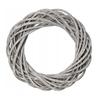 GREY WICKER WREATH 40 THICK WICKER