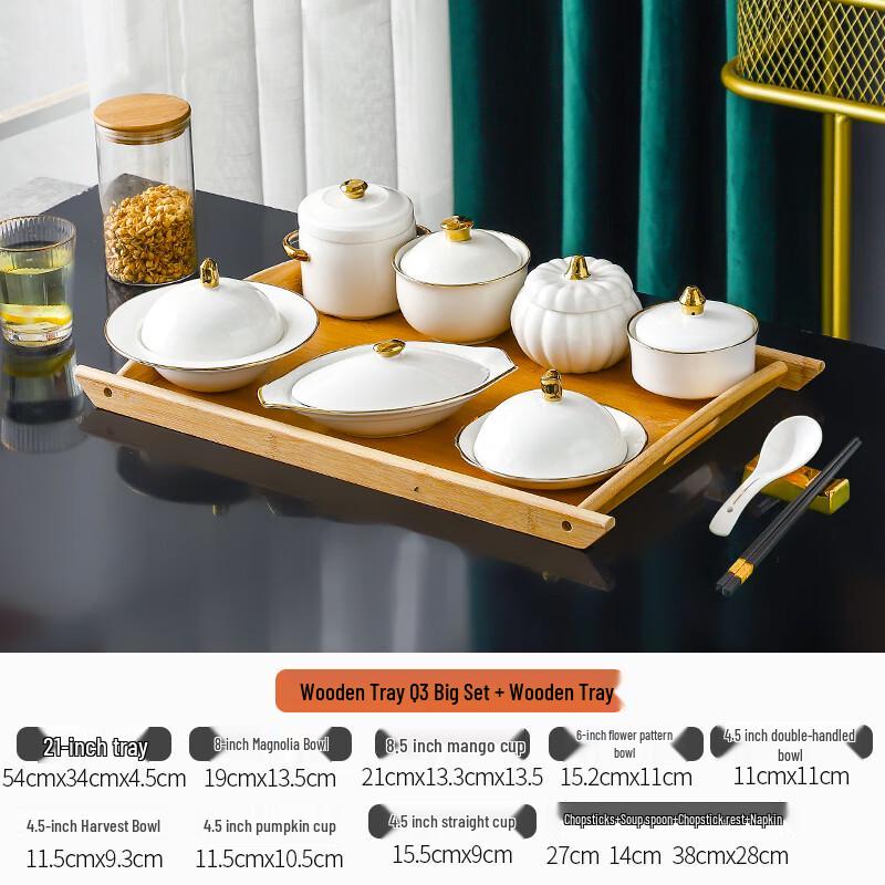 Confinement Meal Ceramic Tableware Set