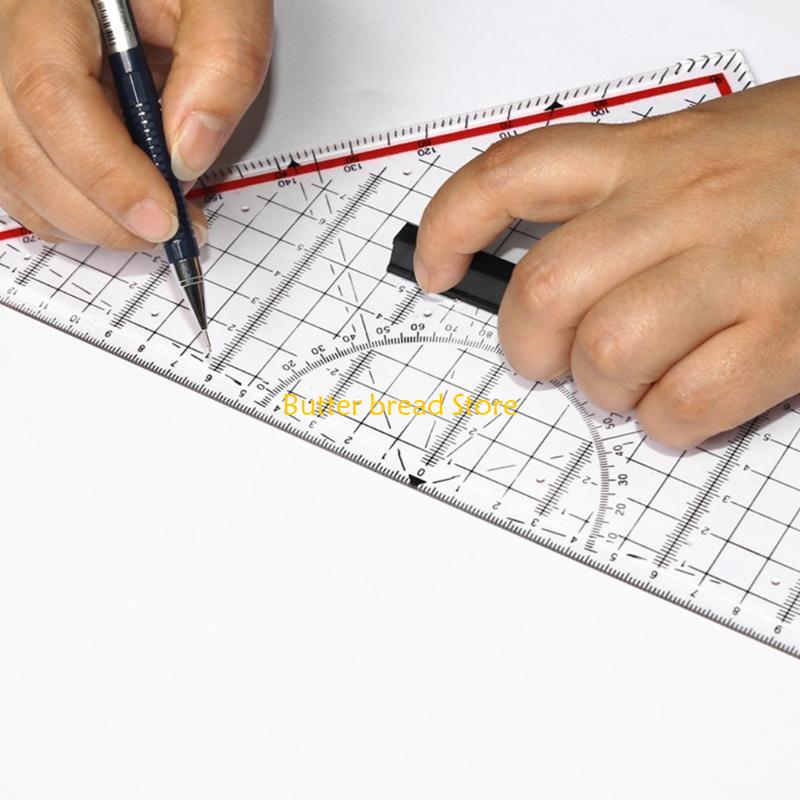 W89C Isosceles Triangle-shaped Stencil Handy Drafting Tool for Architector Cartoonist