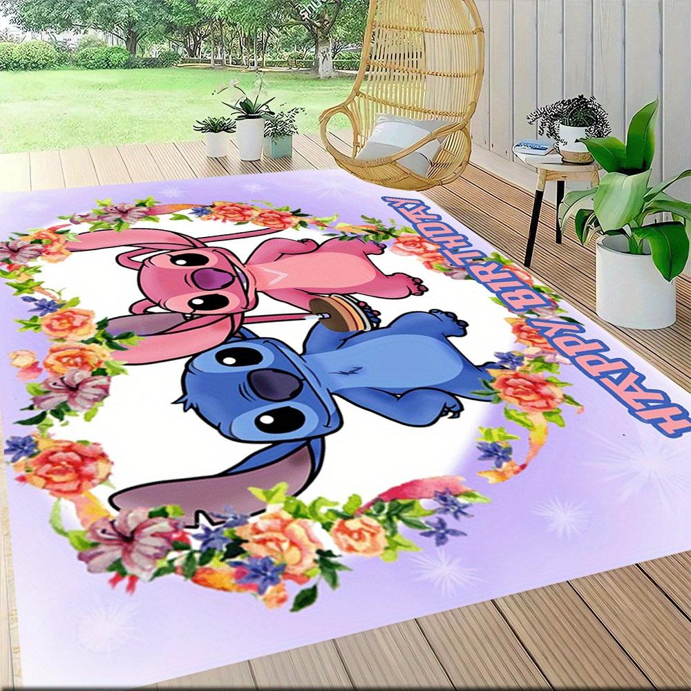1pc Lilo-and-Stitch-(19)_01 Carpet Area Rug, Bedroom, and Playroom Durable, Stain-Resistant, and Easy To Clean, Living Room