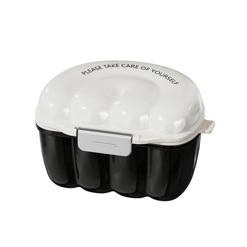 Retainer Portable Storage Box Invisible Braces Box Table Cleaning Silicone Correction Plastic Dentures Large Storage Box