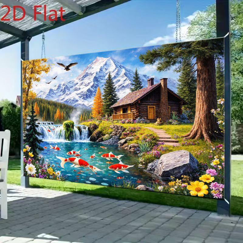 2D Plane 1 Piece of Beautiful Natural Landscape Suitable for Weddings Parties and Photography Studios