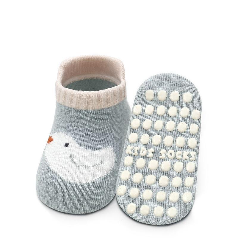 Newborn Baby Floor Socks Spring Autumn Cotton Cartoon Kids Toddler Anti Slip Short Socks Girls Boys Casual Home Socken 0-5Years