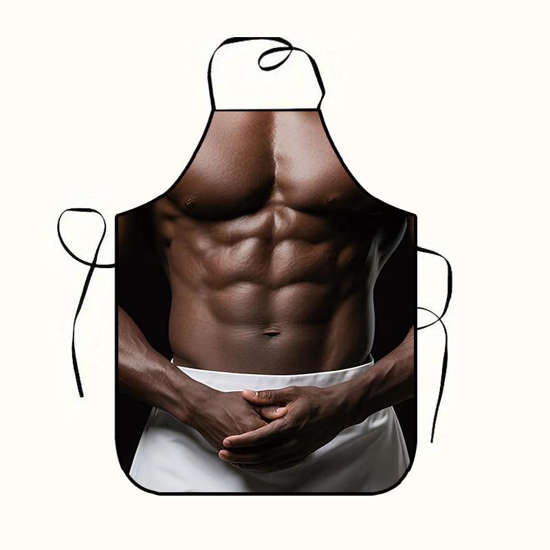 High-level Appearance Quality Barbecue Creative, Funny And Amusing 3D Printed Water- Beauty Girl Apron.