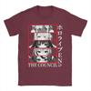 Hololive EN Council Panel Graphic Printed T Shirt Men Women  Pure Cotton  Tee Shirt Clothing