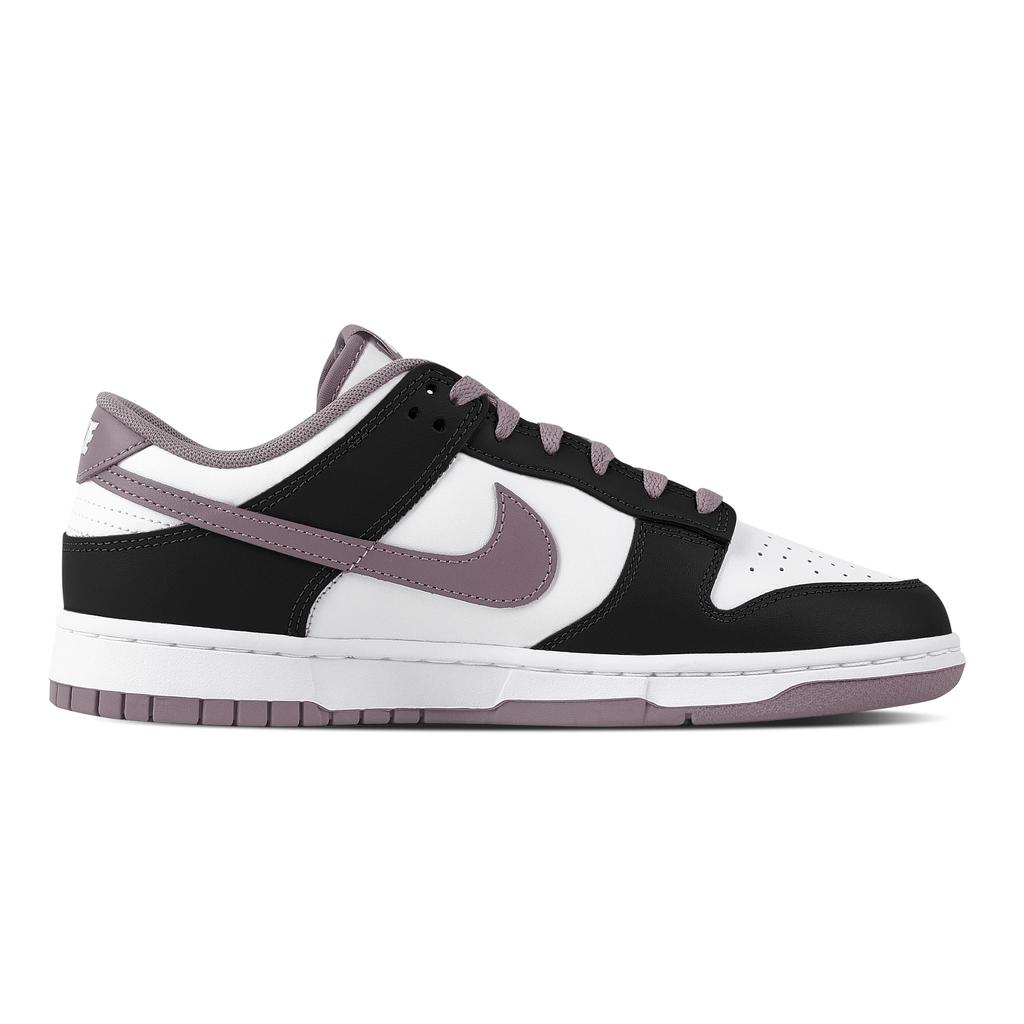 Nike Dunk Bouquet Shadow, Heart Box Leather Abrasion Resistant Low top Skateboard Shoes Unisex Black Purple DV0833-112(Team529--)