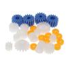 White Gear Set Blue Car Accessories Model Kits Plastic