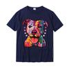 Pitbull Tshirt Rainbow Pitbull Shirt Gifts For Dog Lovers Oversized Group T Shirts Cotton Men Tops  Tees Simple Style