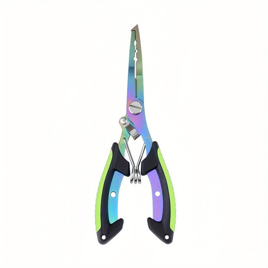 Multifunctional Angled Pliers Made of Stainless Steel for Dual Use | Fishing Pliers (For Removing Hooks and Managing Bait | Durable Outdoor Gear)
