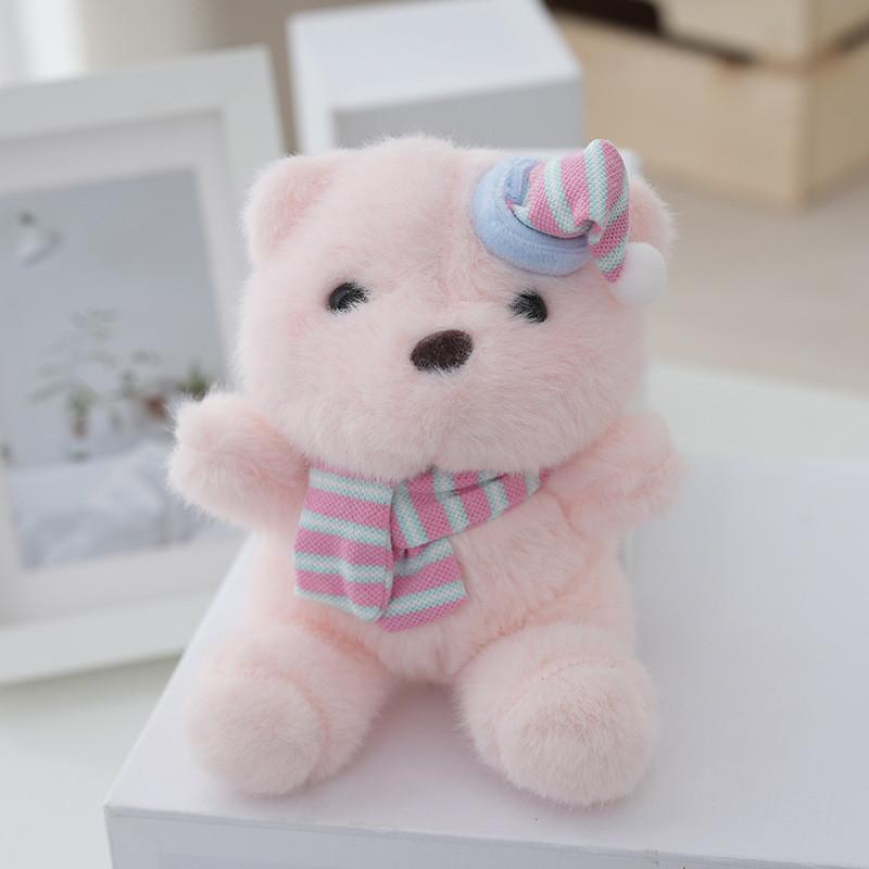 

Soft Plush Teddy Key Holder Charming Cartoon Bear Hanging Ornament Cute Birthday Gift