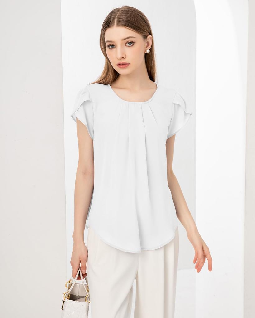 Shirt Short School Entrance Work Highly S To 3XL [RCL] Women's Blouse, Tops, Sleeve, Business, Ceremony, Graduation, Business, Commuting, Wear,