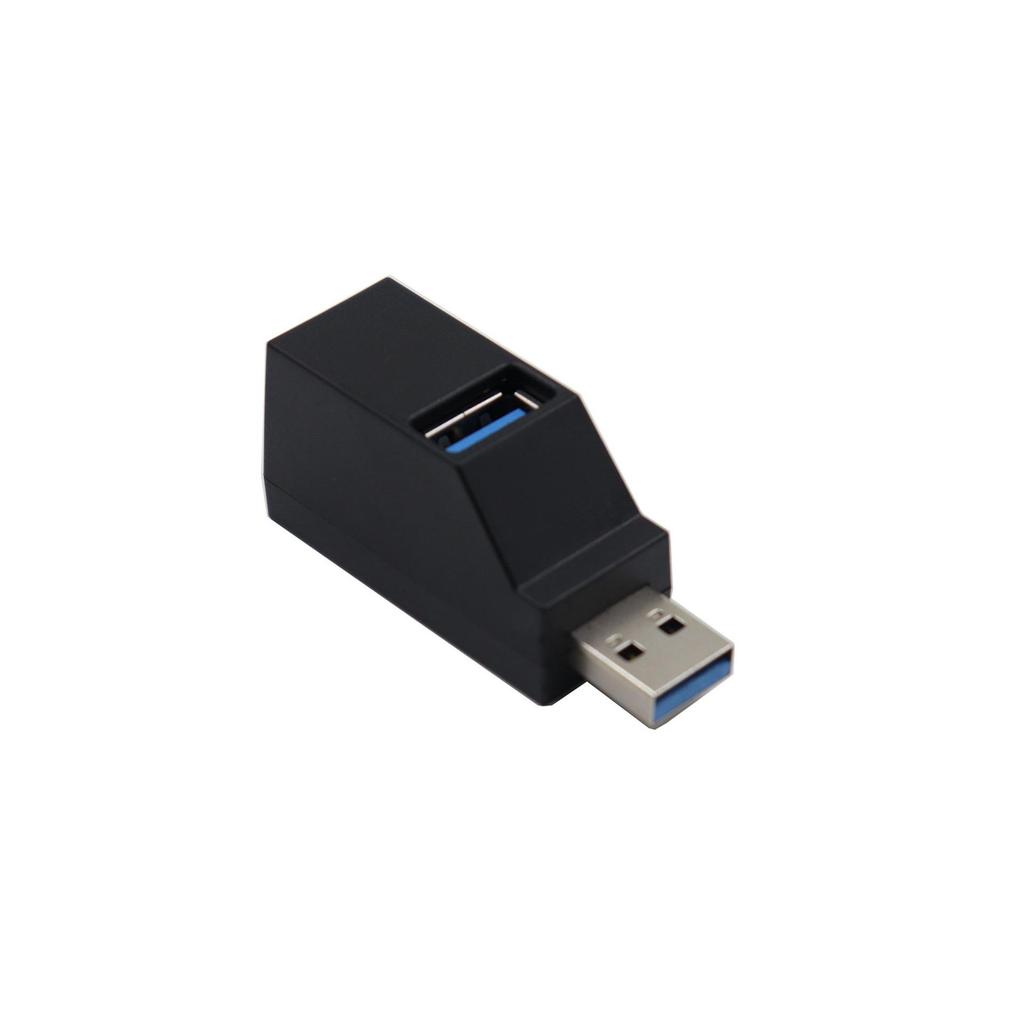 3-Port USB3.0 Power Strip Docking Station with Three-outlet Hub