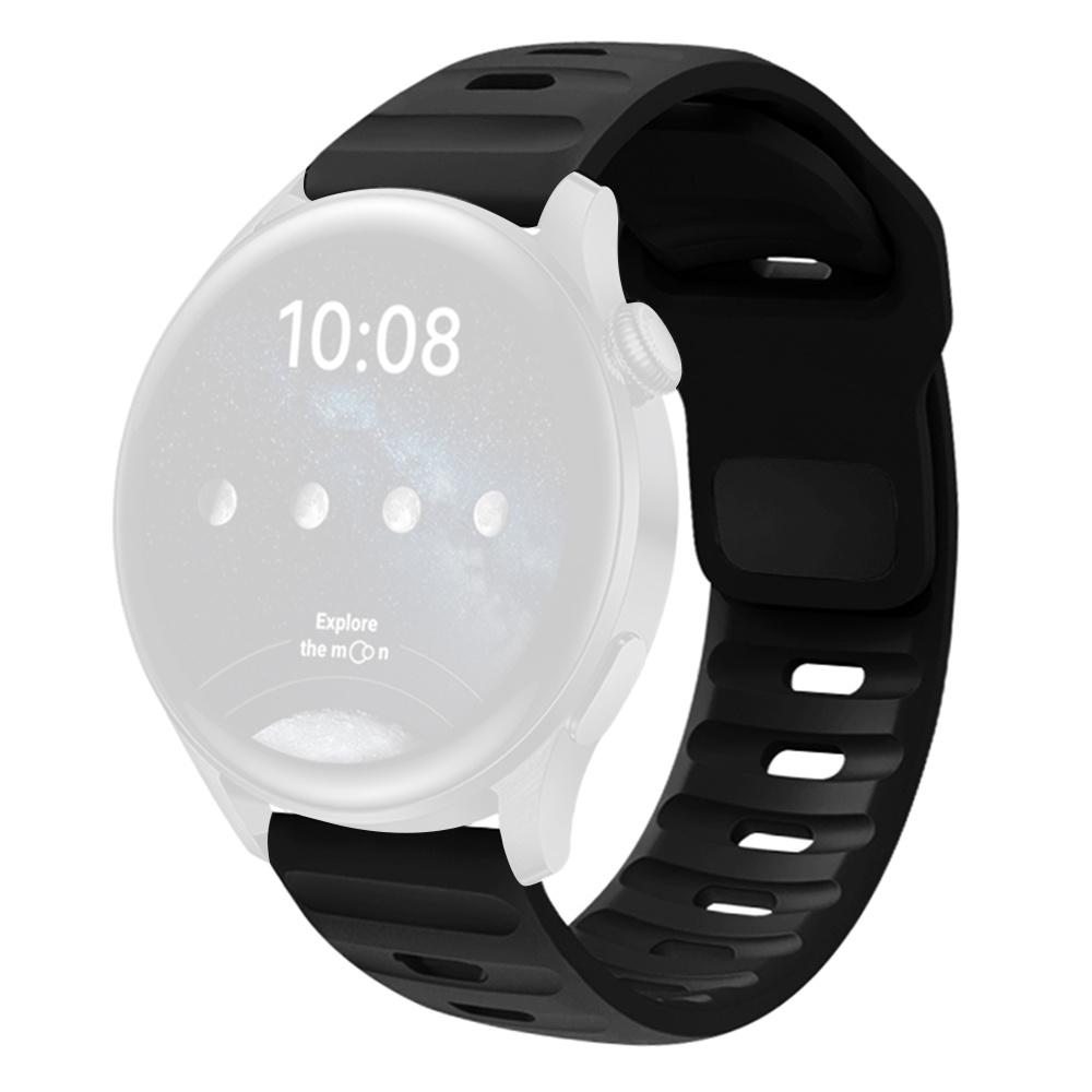 22mm Watch Band For Huawei Watch GT 5 Pro/GT 5/GT 4 46mm Quick Release Square Buckle Silicone Strip